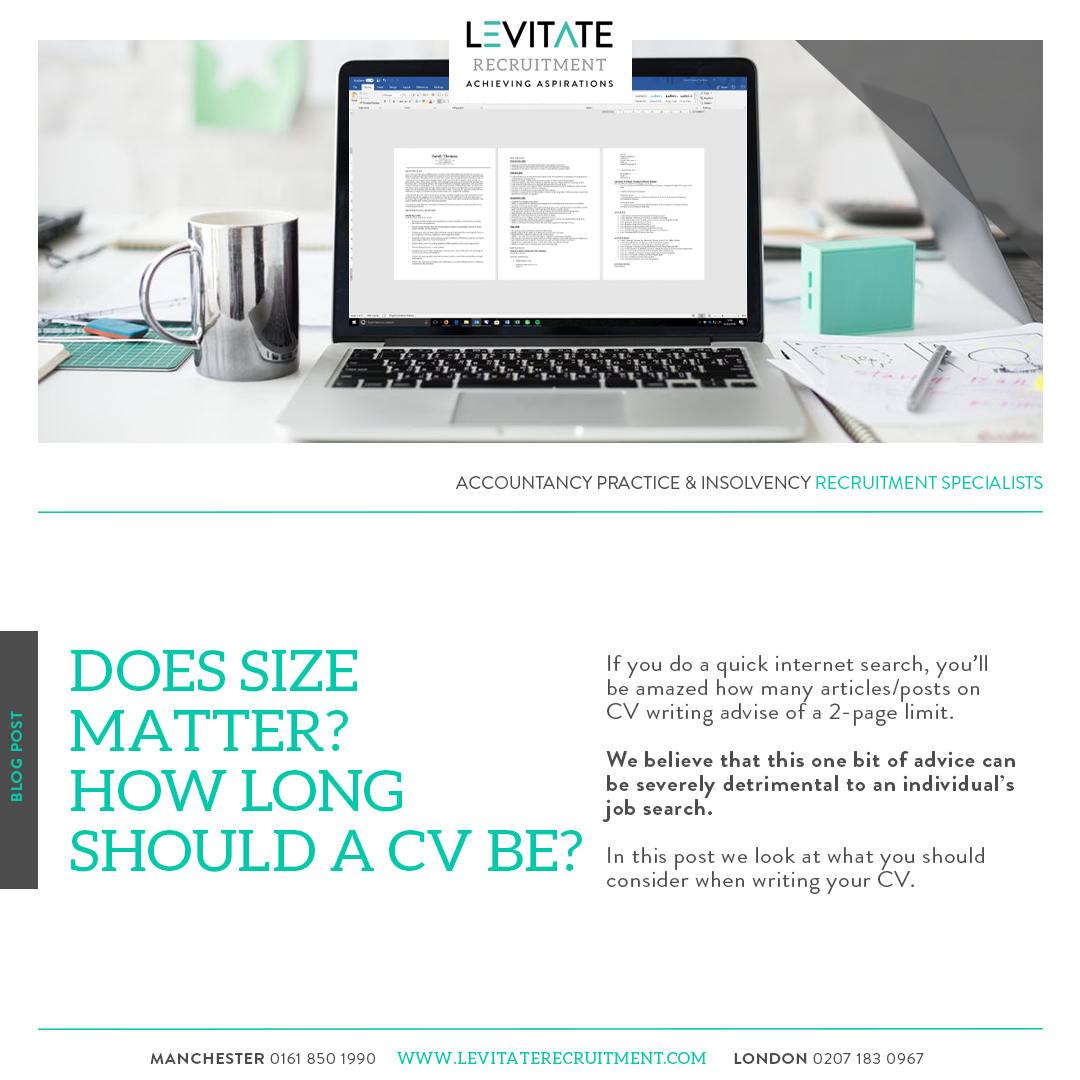 Does size matter? How long should a CV be?